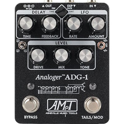 ASHVILLE MUSIC TOOLS ADG-1 Delay - Special Black Texture Pedals and FX Asheville Music Tools 