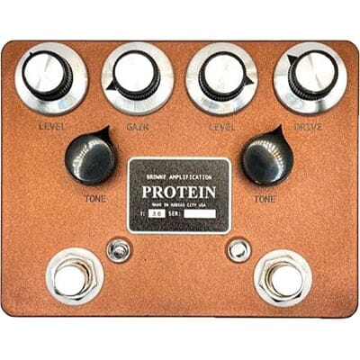 BROWNE AMPLIFICATION Protein V3 Dual Overdrive - Copper Pedals and FX Browne Amplification 