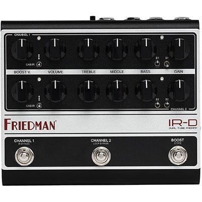 FRIEDMAN IR-D Dual Tube Preamp Pedals and FX Friedman Amplification