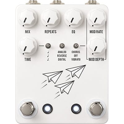 JHS Flight Delay - White Pedals and FX JHS Pedals 