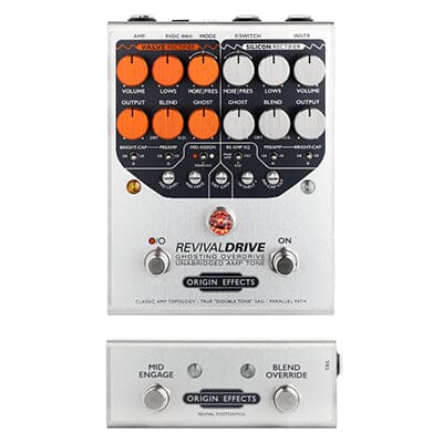 ORIGIN EFFECTS Revival Drive & Footswitch Bundle Pedals and FX Origin Effects