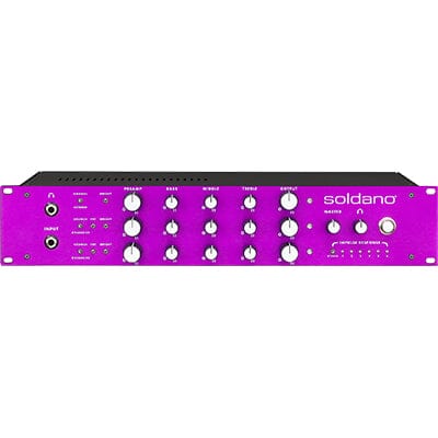 SOLDANO X88-IR - 3-Channel All-Tube Stereo Rackmount Preamp Amplifiers Soldano