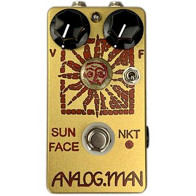 ANALOG MAN Sun Face Fuzz NKT-275 Red Dot Low Gain Transistor, Red