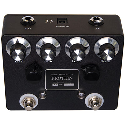 BROWNE AMPLIFICATION Protein V3 Dual Overdrive - Black Pedals and FX Browne Amplification