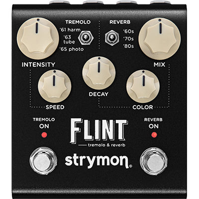 STRYMON Flint Reverb/Tremolo 2 Pedals and FX Strymon